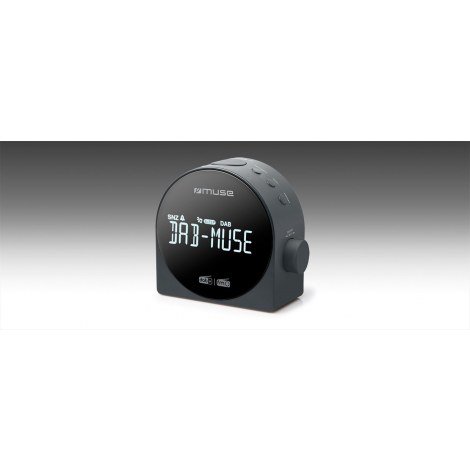 Muse M-185 CDB DAB/DAB+ DUAL Alarm Clock Radio, Portable, Black Muse | M-185 CDB | Alarm function | Black - 2